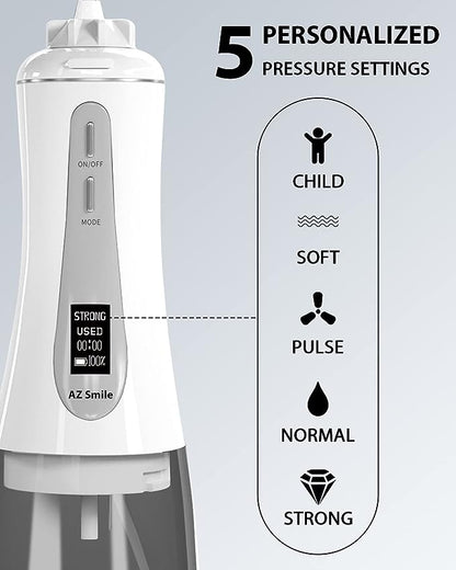 AZ Smile Dental Flossers Cordless for Teeth Cleaning