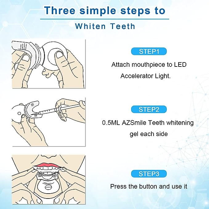 Teeth Whitening Kit Fast 10 Minutes Tooth Whitening,