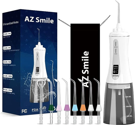 AZ Smile Dental Flossers Cordless for Teeth Cleaning